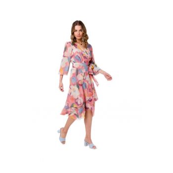 Rochie midi dama - Numeak - roz