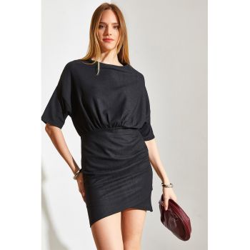 Rochie mini cu fronseuri