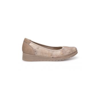 Balerini dama - 590559 - Piele naturala - Bej -