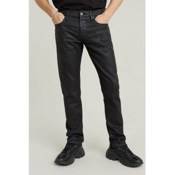 Blugi slim fit cu aspect decolorat 3301