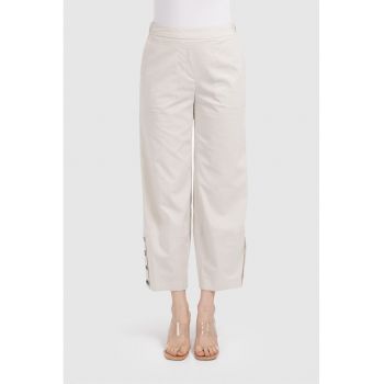 Pantaloni crop relaxed-fit