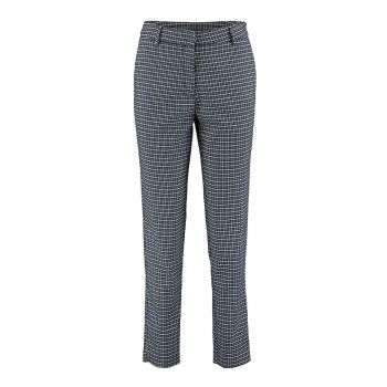 Pantaloni cu imprimeu houndstooth