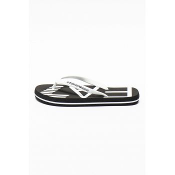 Papuci flip-flop unisex cu imprimeu logo