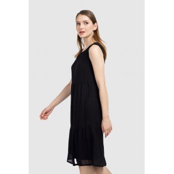 Rochie fara maneci cu buzunare laterale