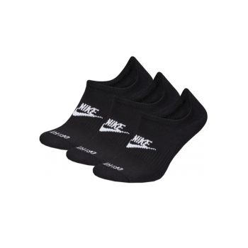 Set 3 perechi sosete sport pentru copii - Poliester - Negru -