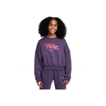 Bluza Trend Fleece Crop Violet