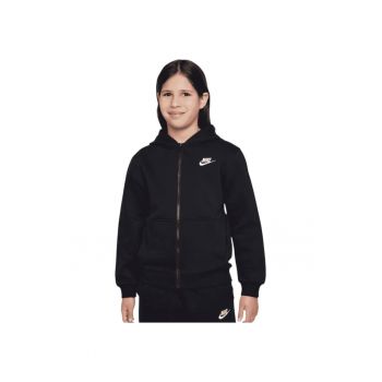 Hanorac Club Fleece FZ Negru