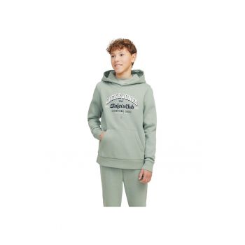 Hanorac JACK &JONES Logo 2 Colours JNR Verde deschis