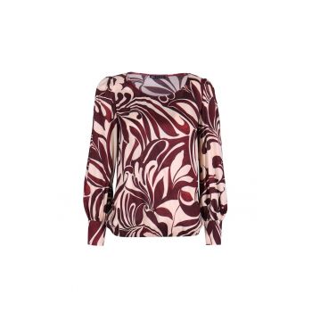 Bluza cu imprimeu abstract - Multicolor