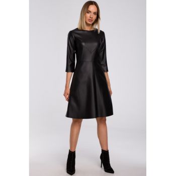 Rochie din piele artificiala -