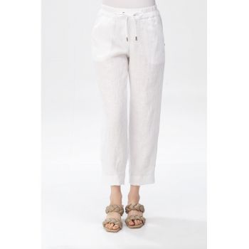 Pantaloni crop relaxed fit din in