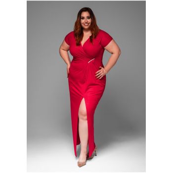 Rochie de seara Maxi Plus size LACRICA LA-OM-DLR013