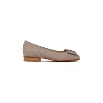 Balerini dama - 303790 - Piele naturala - Bej -