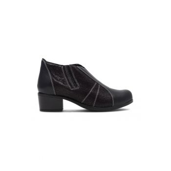 Pantofi dama - 590486 - Piele naturala - Negru -