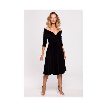 Rochie dama - Bumbac/Poliester - Negru.3