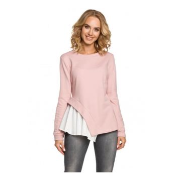 Bluza dama - Bumbac/Poliester - Roz -