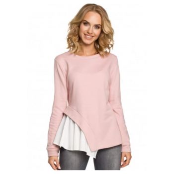 Bluza dama - Bumbac/Poliester - Roz -