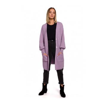 Cardigan cu Acril - Poliamida - Lila