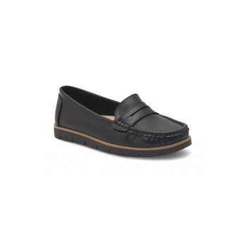 Mocasini dama - 391388 - Piele ecologica - Negru