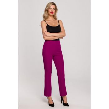 Pantaloni eleganti cu dunga -