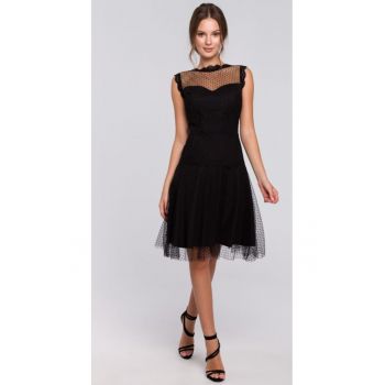 Rochie dama cu tulle - Poliester/Elastan