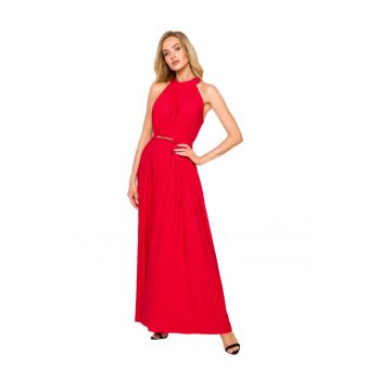 Rochie maxi dama - Made of Emotion - Palkyi - rosu - Universal