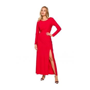 Rochie maxi dama - Made of Emotion - Sherab - rosu -