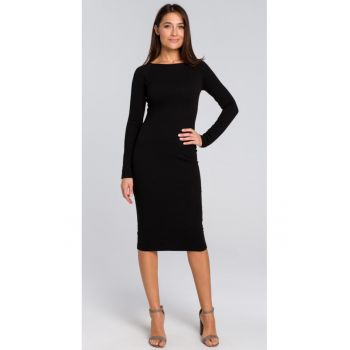 Rochie midi bodycon - Poliester/Bumbac