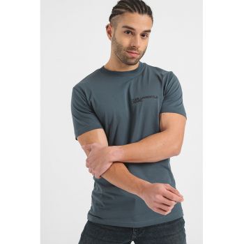 Tricou slim fit de bumbac organic