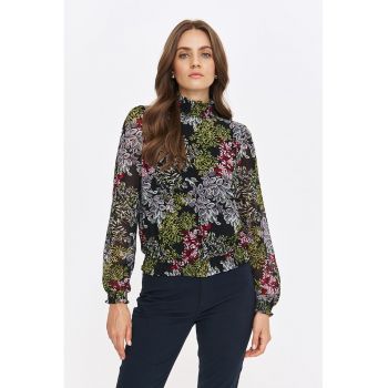 Bluza din sifon cu imprimeu floral