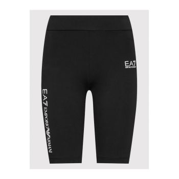 Pantaloni scurti dama - EA7 Emporio Armani - Bumbac - Negru