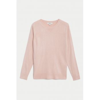 Pulover relaxed fit din tricot fin