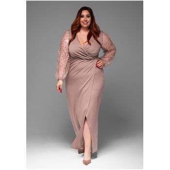 Rochie de seara Maxi Plus size LACRICA LA-OM-DLR023