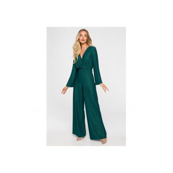 Salopeta cu pantaloni largi - Emerald