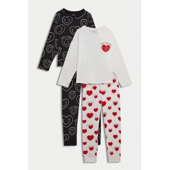 Set de pijama cu pantaloni lungi - 2 perechi