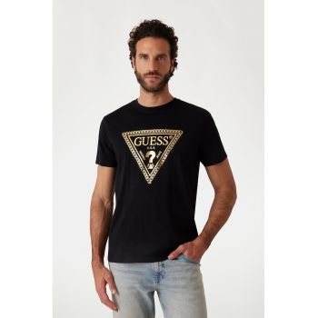 Tricou de bumbac cu imprimeu logo