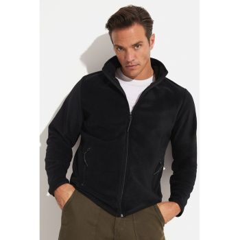 Bluza de trening din fleece cu fermoar