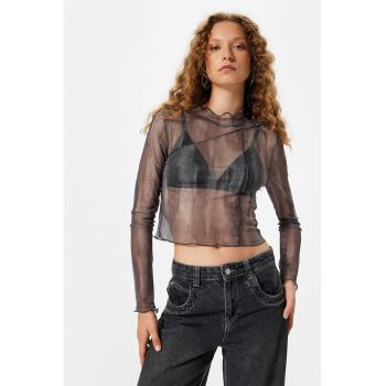 Bluza transparenta din plasa