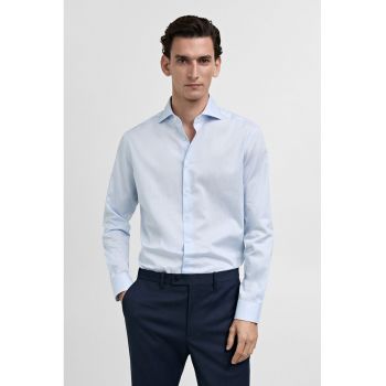 Camasa slim-fit cu model in dungi