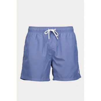 Pantaloni scurti de baie cu snur de ajustare in talie