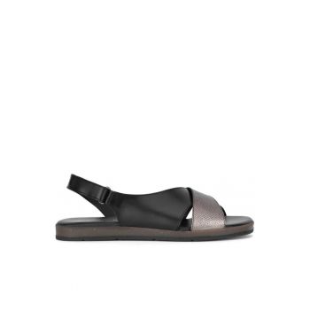 Sandale dama - 18270 - Piele naturala - Negru