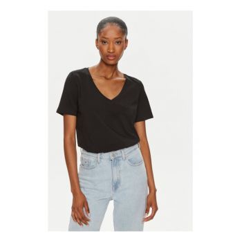 Tricou dama - 454677 - Negru - Bumbac