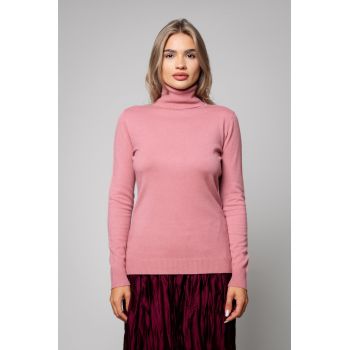 Bluza tricotata cu adaos de lana Rose Quartz 13816