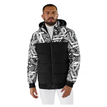 Geaca de iarna parka barbati neagra