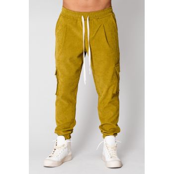 Pantalon Cargo lung Lime Green 15058