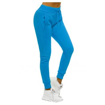 Pantaloni de training femei albastru aprins JS/CK01/36Z