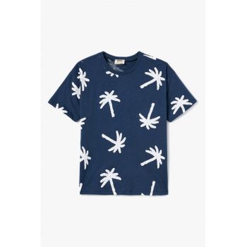 Tricou cu imprimeu tropical