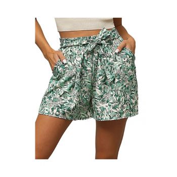 Pantaloni scurti de dama verde O/YH77935