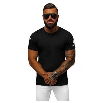 Tricou barbati negru O/8T1260/3