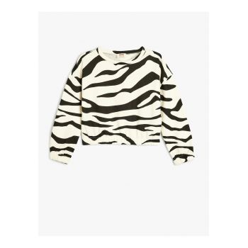 Bluza de trening cu model animal print